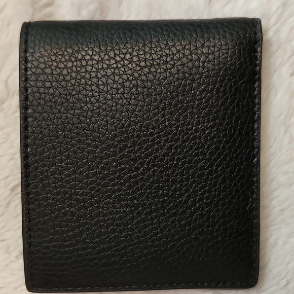 Michael Kors Black Textured Leather Bi-Fold Wallet - Picture 5 of 13